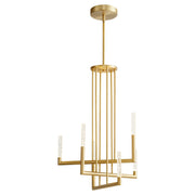 Quorum Home Oxygen - 3-24-40 - LED Chandelier - Aged Brass