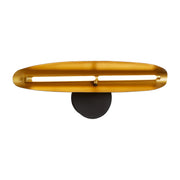 Quorum Home Oxygen - 3-406-1540 - LED Wall Sconce - Black W/ Aged Brass