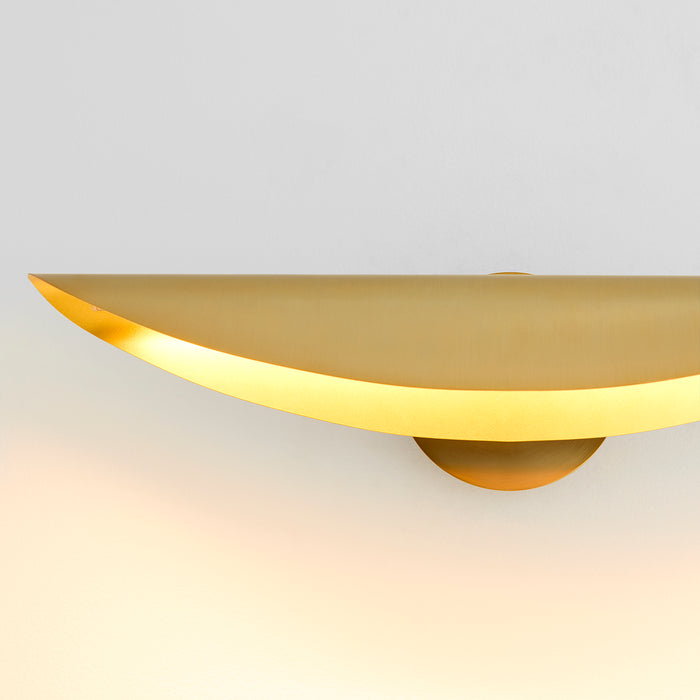 Quorum Home Oxygen - 3-406-40 - LED Wall Sconce - Aged Brass