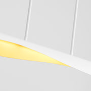 Quorum Home Oxygen - 3-408-640 - LED Chandelier - White W/ Aged Brass