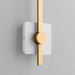 Quorum Home Oxygen - 3-50-650 - LED Wall Sconce - White W/ Industrial Brass