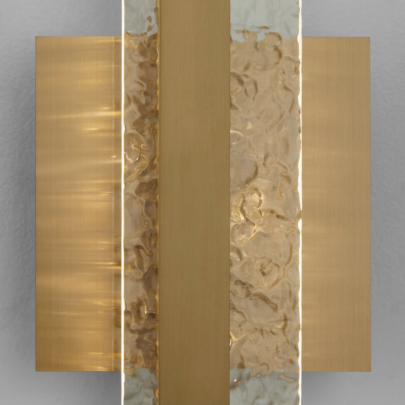 Quorum Home Oxygen - 3-5004-40 - LED Vanity - Aged Brass