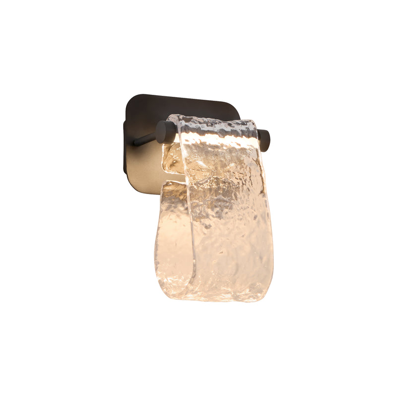 VEER 1 Light Wall Mount in Aged Brass
