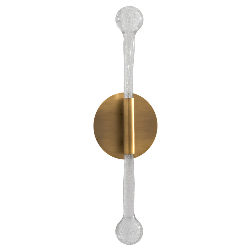 MANHATTAN Two Light 5CCT Sconce - Brushed Brass