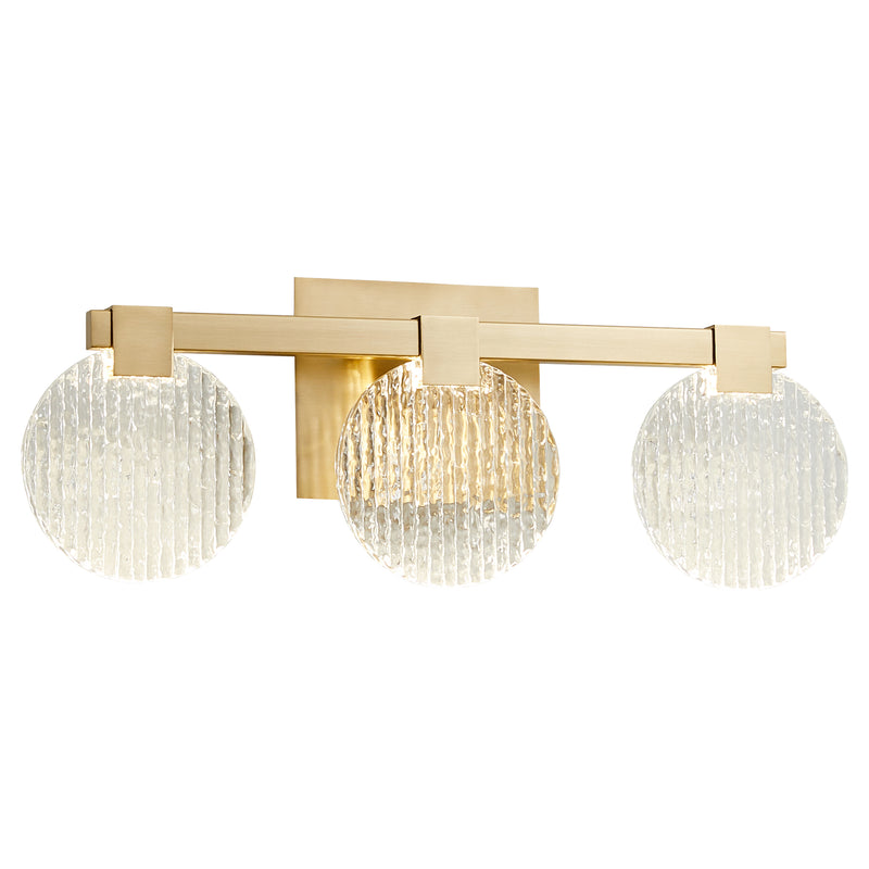 Quorum Home Oxygen - 3-5052-40 - LED Vanity - Aged Brass