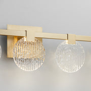 Quorum Home Oxygen - 3-5054-40 - LED Vanity - Aged Brass