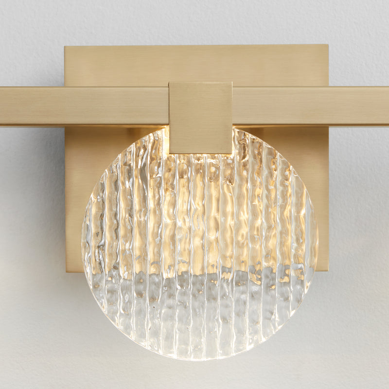 Quorum Home Oxygen - 3-5054-40 - LED Vanity - Aged Brass