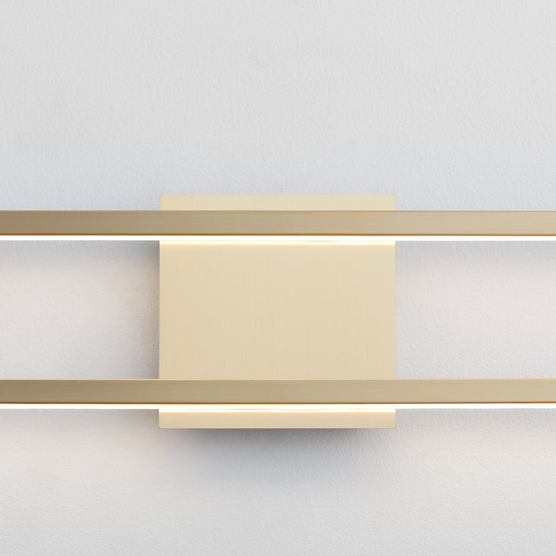 Quorum Home Oxygen - 3-5056-40 - LED Vanity - Aged Brass