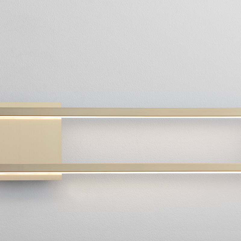 Quorum Home Oxygen - 3-5056-40 - LED Vanity - Aged Brass