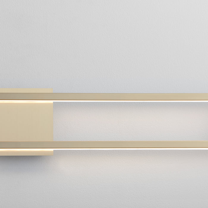 Quorum Home Oxygen - 3-5056-40 - LED Vanity - Aged Brass