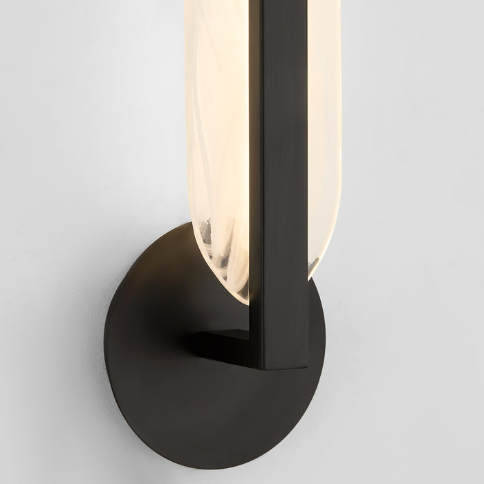 AVIAN 1 Light 5 CCT Sconce in Black
