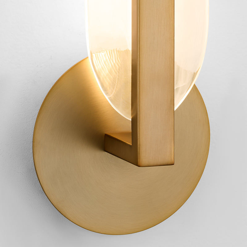 AVIAN 1 Light 5 CCT Sconce in Brushed Brass