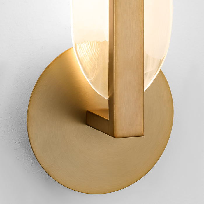AVIAN 1 Light 5 CCT Sconce in Brushed Brass