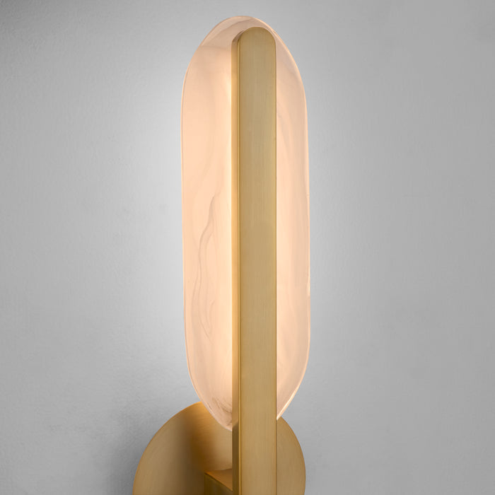 AVIAN 2 Light 5 CCT Vanity in Brushed Brass