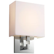 Quorum Home Oxygen - 3-521-14 - LED Wall Sconce - Polished Chrome W/ Matte White Acrylic