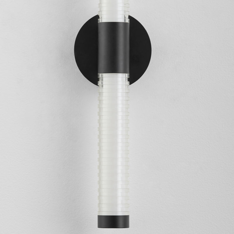 Vaden 22" 5CCT Sconce - Black
