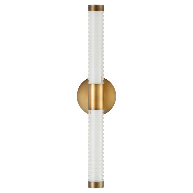 Vaden 22" 5CCT Sconce - Brushed Brass