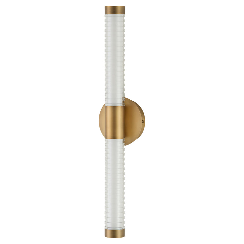 Vaden 22" 5CCT Sconce - Brushed Brass