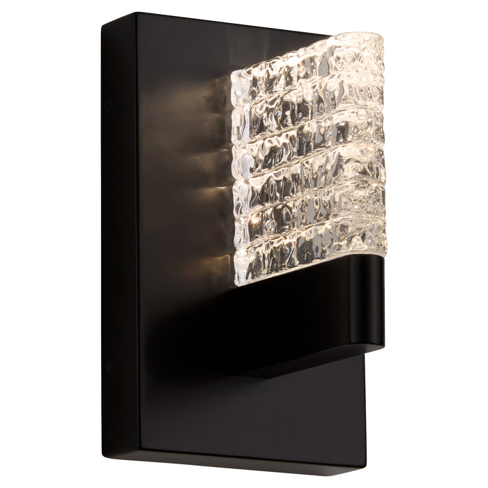 GAMMA 1 Light Wall Mount in Black