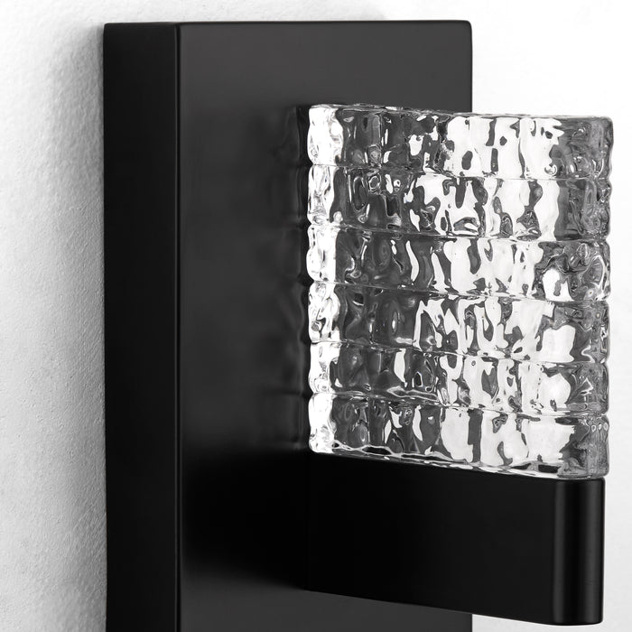 GAMMA 1 Light Wall Mount in Black