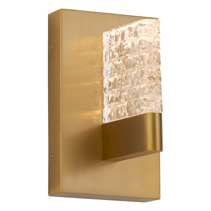 GAMMA 1 Light Wall Mount in Brushed Brass