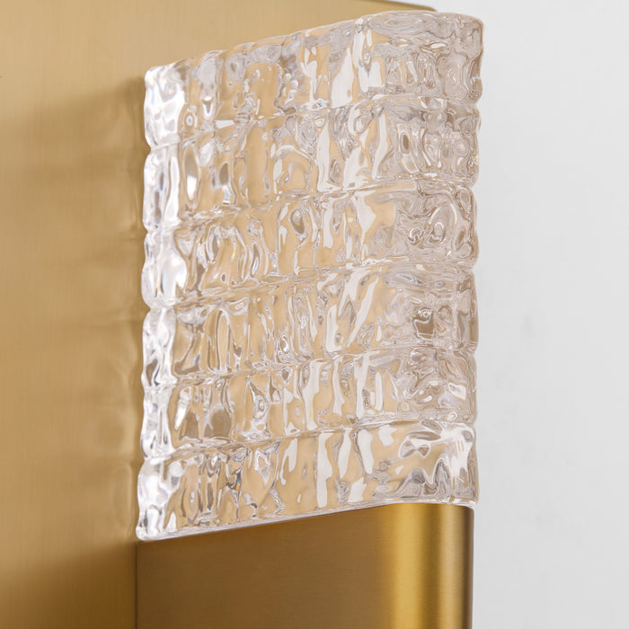GAMMA 1 Light Wall Mount in Brushed Brass