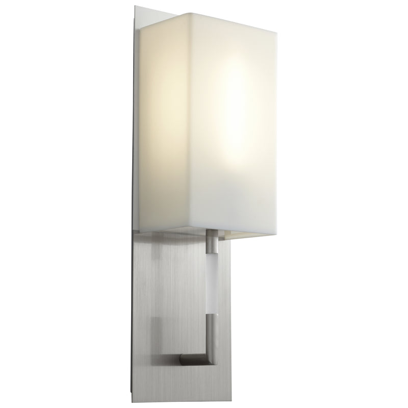 Quorum Home Oxygen - 3-564-224 - LED Wall Sconce - Satin Nickel W/ Matte White Acrylic