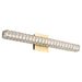 Quorum Home Oxygen - 3-574-40 - LED Vanity - Aged Brass