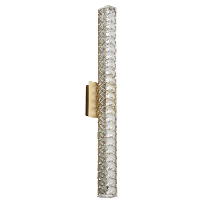 Quorum Home Oxygen - 3-574-40 - LED Vanity - Aged Brass