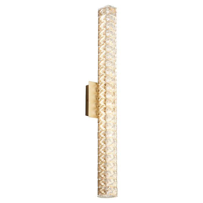Quorum Home Oxygen - 3-574-40 - LED Vanity - Aged Brass