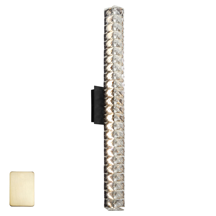 Quorum Home Oxygen - 3-574-40 - LED Vanity - Aged Brass