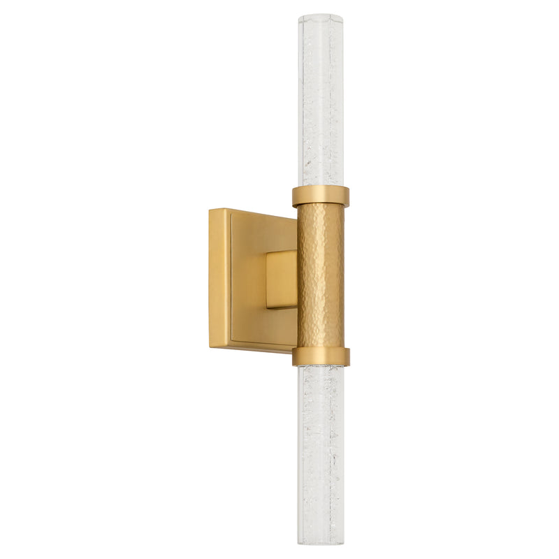 MONET LED Sconce in Aged Brass