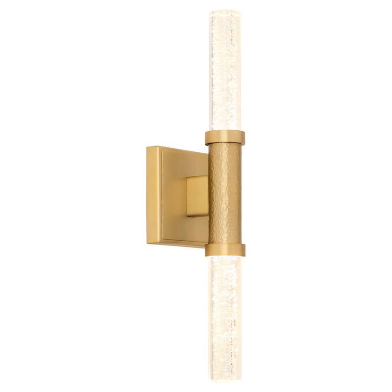 MONET LED Sconce in Aged Brass