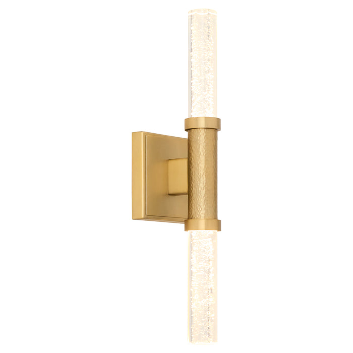 MONET LED Sconce in Aged Brass