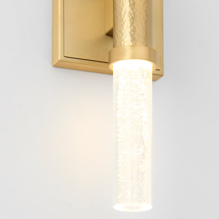 MONET LED Sconce in Aged Brass