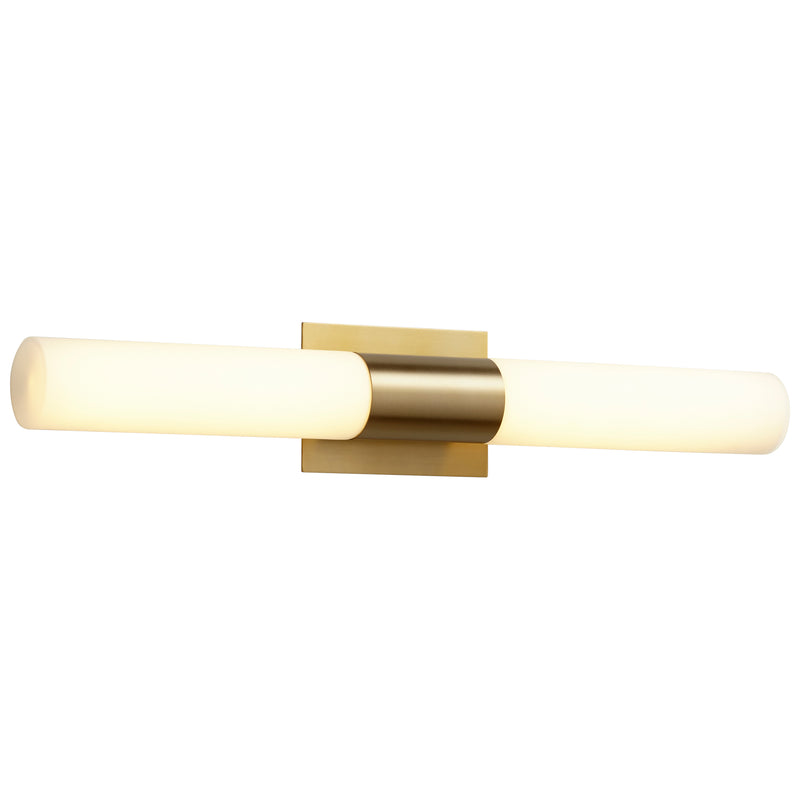 Quorum Home Oxygen - 3-590-140 - LED Vanity - Aged Brass