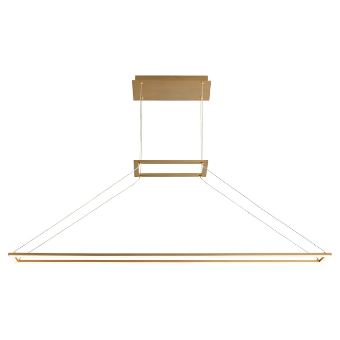Quorum Home Oxygen - 3-6055-40 - LED Pendant - Aged Brass