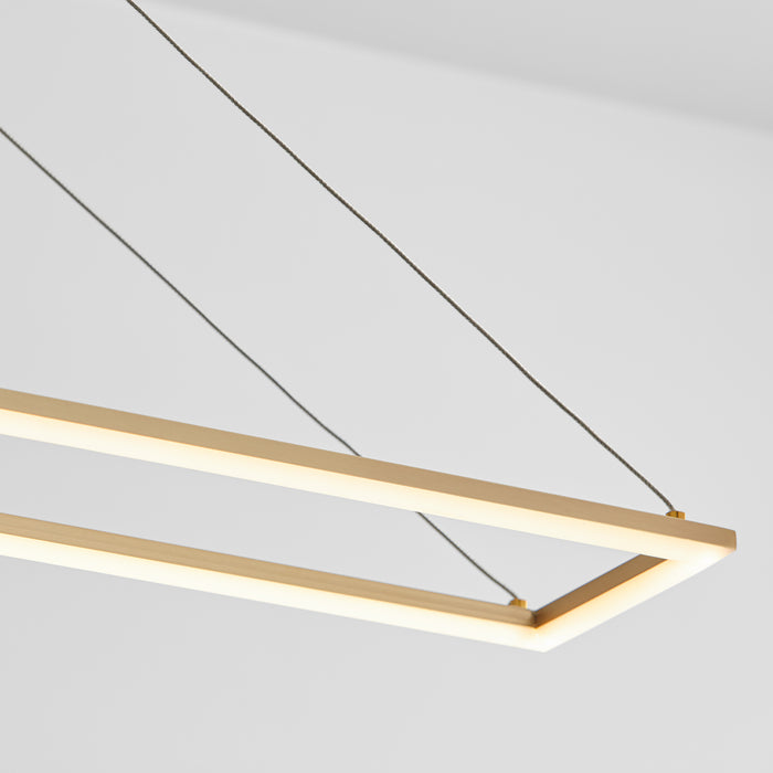 Quorum Home Oxygen - 3-6055-40 - LED Pendant - Aged Brass