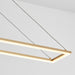 Quorum Home Oxygen - 3-6055-40 - LED Pendant - Aged Brass