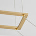 Quorum Home Oxygen - 3-6055-40 - LED Pendant - Aged Brass