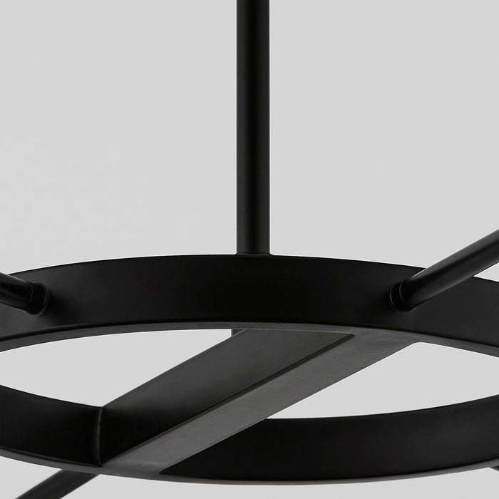 Quorum Home Oxygen - 3-6118-15 - LED Chandelier - Matte Black