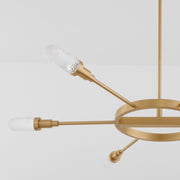 Quorum Home Oxygen - 3-6118-40 - LED Chandelier - Aged Brass