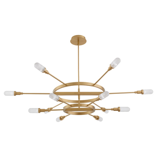 Quorum Home Oxygen - 3-6119-40 - LED Chandelier - Aged Brass