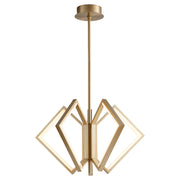Quorum Home Oxygen - 3-6143-40 - LED Ceiling Mount - Aged Brass