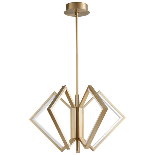 Quorum Home Oxygen - 3-6143-40 - LED Ceiling Mount - Aged Brass
