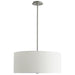 Quorum Home Oxygen - 3-639-24 - LED Pendant - Satin Nickel W/ White Grass
