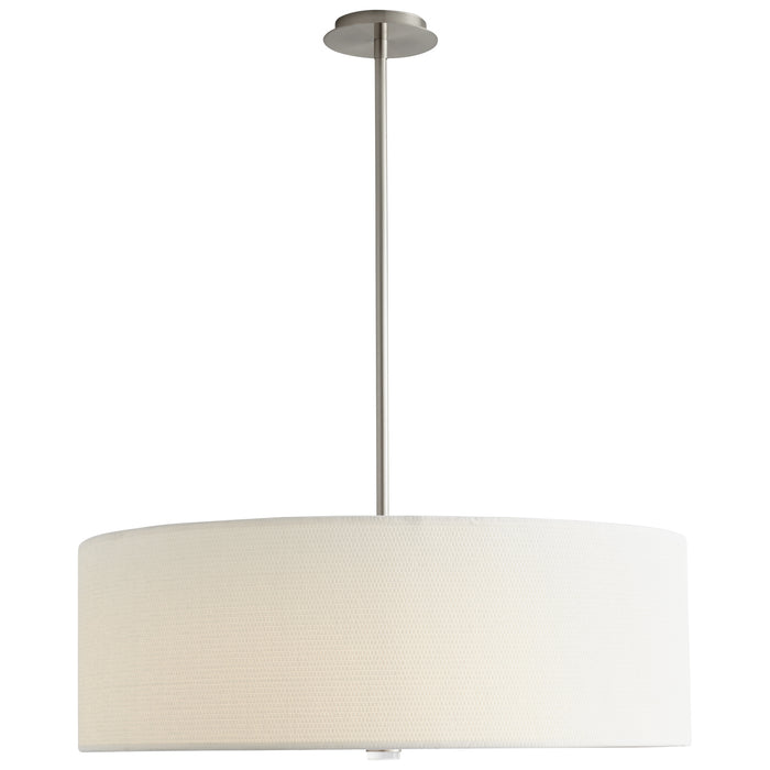 Quorum Home Oxygen - 3-640-24 - LED Pendant - Satin Nickel W/ White Grass