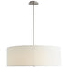 Quorum Home Oxygen - 3-640-24 - LED Pendant - Satin Nickel W/ White Grass