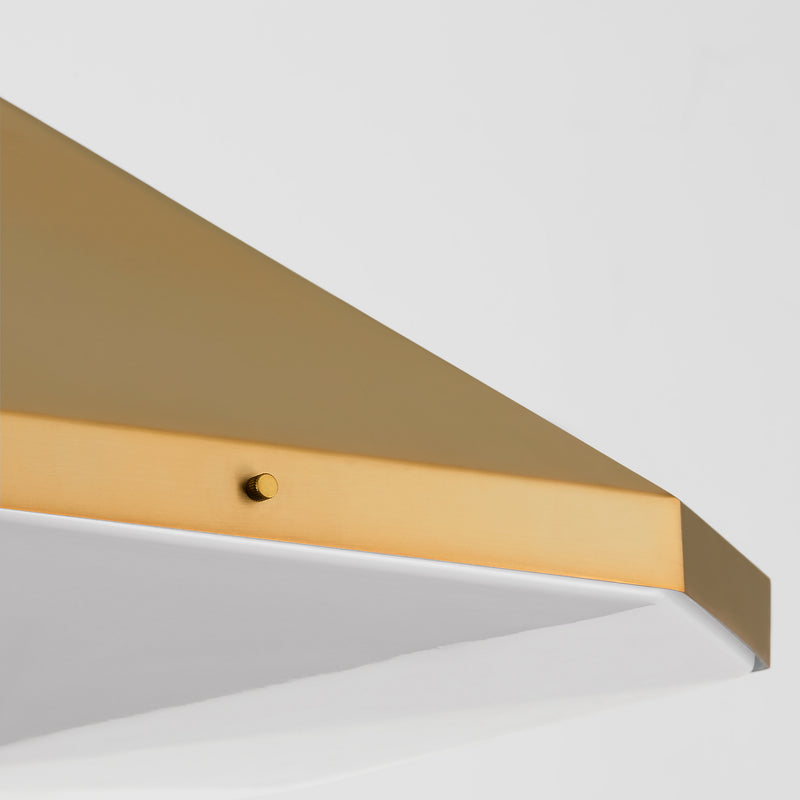 TEMPE 5CCT Pendant in Brushed Brass