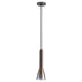 Quorum Home Oxygen - 3-652-2018 - LED Pendant - Gunmetal W/ Coffee Ombre